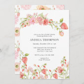 Erdbeere | Sommerliches Brautparty Einladung (Vorne/Hinten)