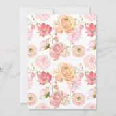 Erdbeere | Sommerliches Brautparty Einladung (Rückseite)