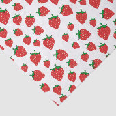 Erdbeere Sommermuster Seidenpapier (Ausschnitt)