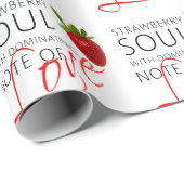 Erdbeere-Soul Geschenkpapier (Rolleneckpunkt)