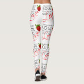 Erdbeere-Soul Leggings (Rückseite)