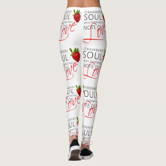 Erdbeere-Soul Leggings (Rückseite)