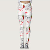Erdbeere-Soul Leggings (Vorderseite)