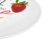 Erdbeere-Soul Schneidebrett (Ecke)