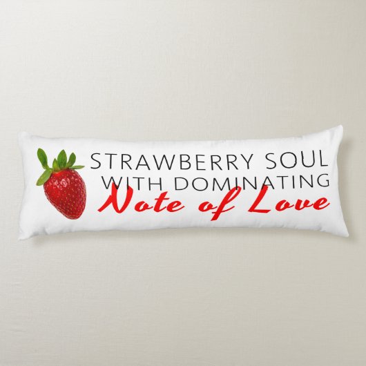 Erdbeere-Soul Seitenschläferkissen (Rückseite)