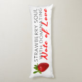 Erdbeere-Soul Seitenschläferkissen (Rückseite (Vertikal))