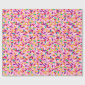 Erdbeere Sprinkles Geschenkpapier (Flach)