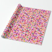 Erdbeere Sprinkles Geschenkpapier (Ungerollt)