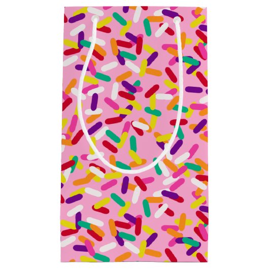 Erdbeere Sprinkles Kleine Geschenktüte (Vorderseite)