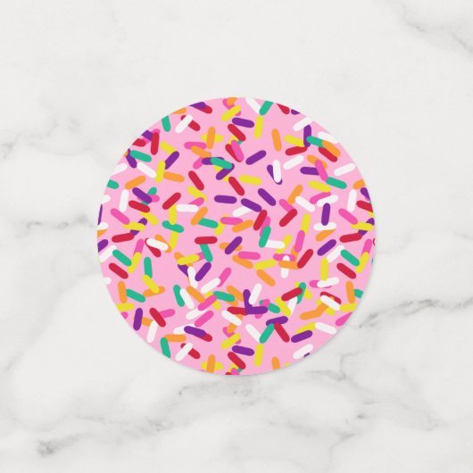 Erdbeere Sprinkles Konfetti (Klein Vorderseite)