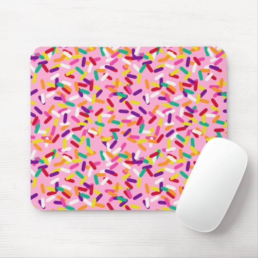 Erdbeere Sprinkles Mousepad (Mit Mouse)