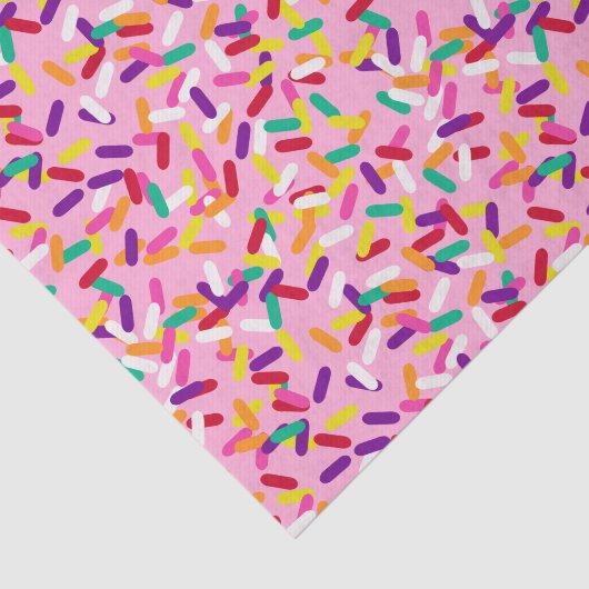 Erdbeere Sprinkles Seidenpapier (Ausschnitt)