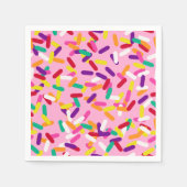 Erdbeere Sprinkles Serviette (Vorderseite)