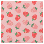 Erdbeere Stoff (Nahaufnahme)