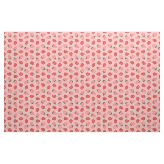 Erdbeere Stoff (Fat Quarter (45,7 x 55,9 cm))