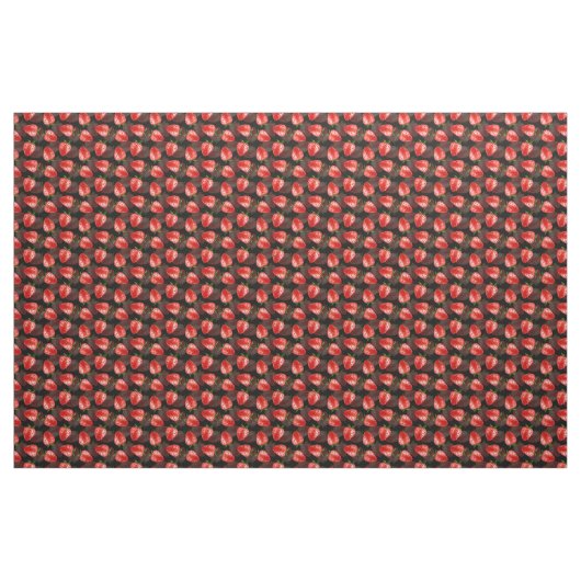 Erdbeere Stoff (Yard (91,4 cm))