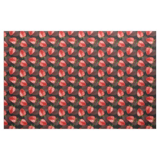 Erdbeere Stoff (Fat Quarter (45,7 x 55,9 cm))