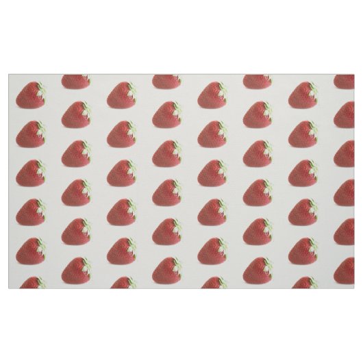 Erdbeere Stoff (Fat Quarter (45,7 x 55,9 cm))