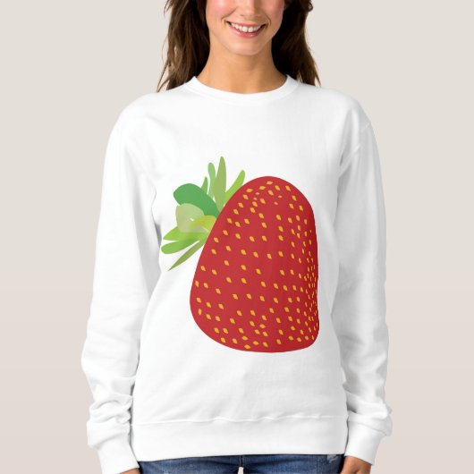 Erdbeere Sweatshirt (Vorderseite)