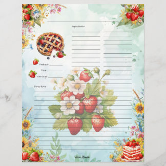 Erdbeere Sweet Leckerei Vollrezeptseite