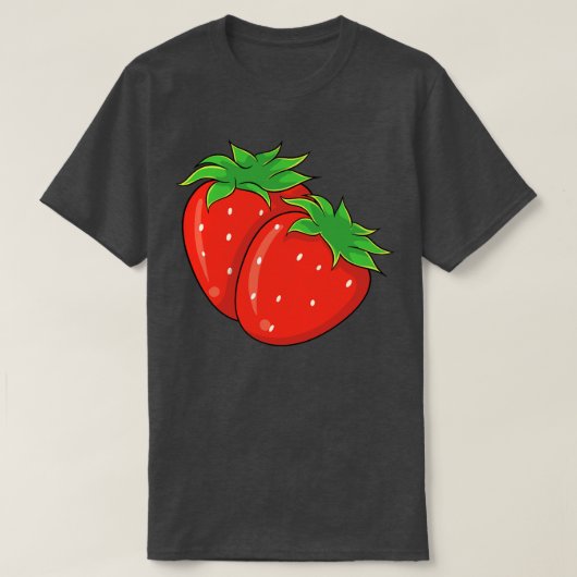 Erdbeere T-Shirt (Design vorne)