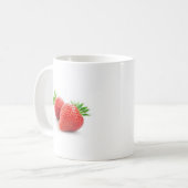 Erdbeere-Tasse Kaffeetasse (Vorderseite Links)