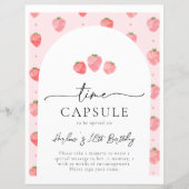 Erdbeere Time Kapselszeichen (Vorderseite)