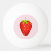 Erdbeere Tischtennisball (Rückseite)