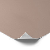 Erdbeere Topped Chocolate Cake Poster (Ecke)