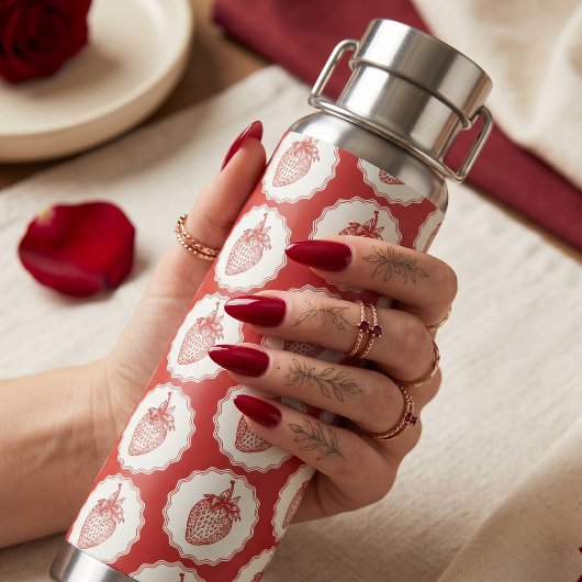 Erdbeere Trinkflasche