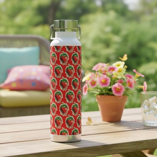 Erdbeere Trinkflasche
