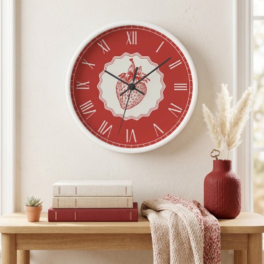 Erdbeere Uhr