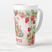 Erdbeere und Bären Milchtasse (Rechte Ecke)