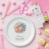 Erdbeere und Blueberry Baby Dusche Pappteller (Party)