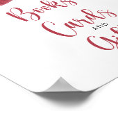 Erdbeere und Bogen - Bücher Karten und Geschenke Poster (Ecke)