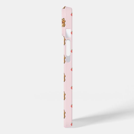 Erdbeere und Chipmunk Case-Mate iPhone Hülle (Rückseite / Links)