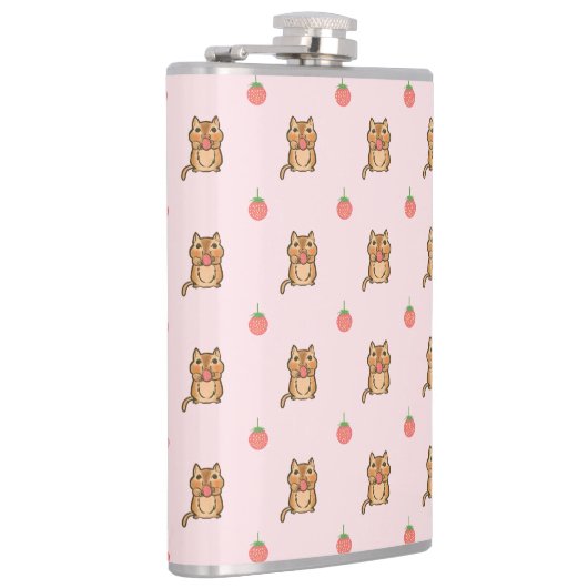 Erdbeere und Chipmunk Flachmann (Rechts)