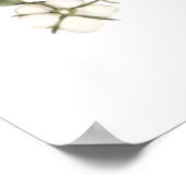 Erdbeere und Grünes Brautparty Begrüßungszeichen Poster (Ecke)