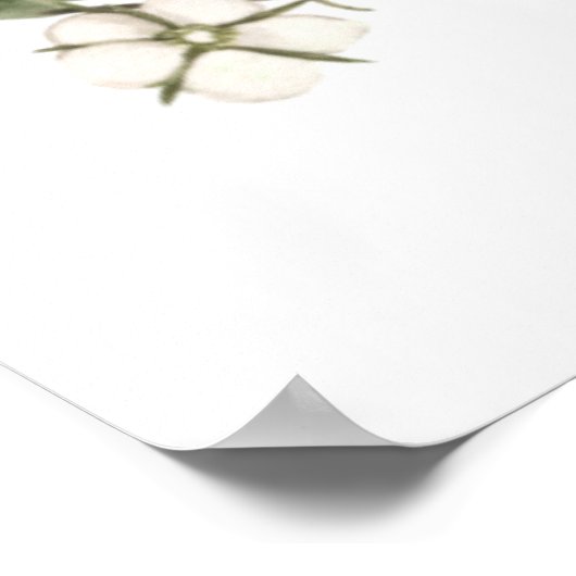 Erdbeere und Grünes Brautparty Begrüßungszeichen Poster (Ecke)