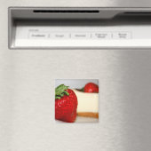 Erdbeere und Käsekuchen Magnet (In Situ (Geschirrspüler))