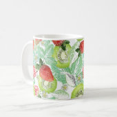 Erdbeere und Kiwi. Kaffeetasse (Vorderseite Links)