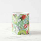 Erdbeere und Kiwi. Kaffeetasse (Mittel)