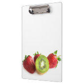 Erdbeere und Kiwi Klemmbrett (Links)