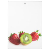 Erdbeere und Kiwi Klemmbrett (Rückseite)