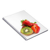 Erdbeere und Kiwi Notizblock (Rechte Seite)