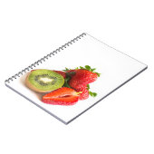 Erdbeere und Kiwi Notizblock (Linke Seite)