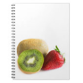 Erdbeere und Kiwi Notizblock (Vorderseite)