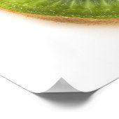 Erdbeere und Kiwi Poster (Ecke)