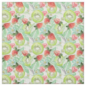 Erdbeere und Kiwi. Stoff (Muster)