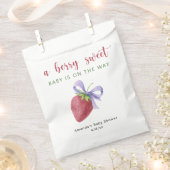 Erdbeere und lila Bugbrust Kinderdusche Geschenktütchen (Ausgeschnitten)